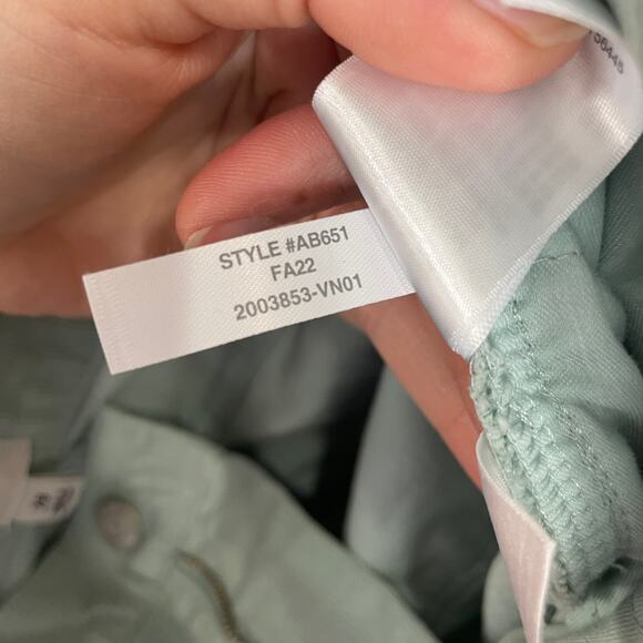 J. Crew Vintage Slim Straight Corduroy Pant in Dusty Shale sz 28 Mint Green - Picture 10 of 16